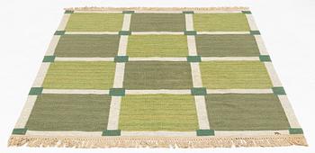 Margareta Åkerberg, A Swedish flat weave carpet, 200 x 140 cm.