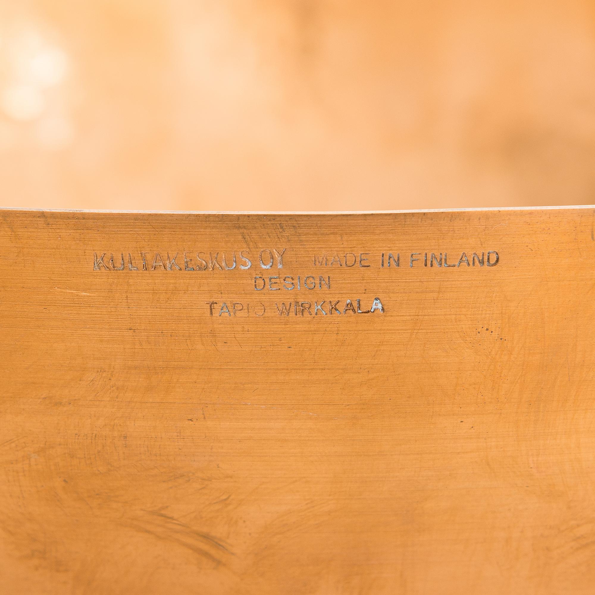 Tapio Wirkkala, three 'TW 476' bowls for Kultakeskus.