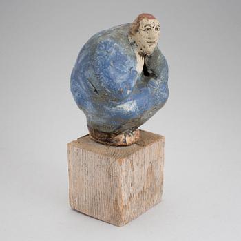 A stoneware sculpture designed by Lisa Larson for Gustavsberg. Unique.