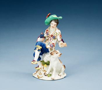 757. A Meissen figurine, 18th century.