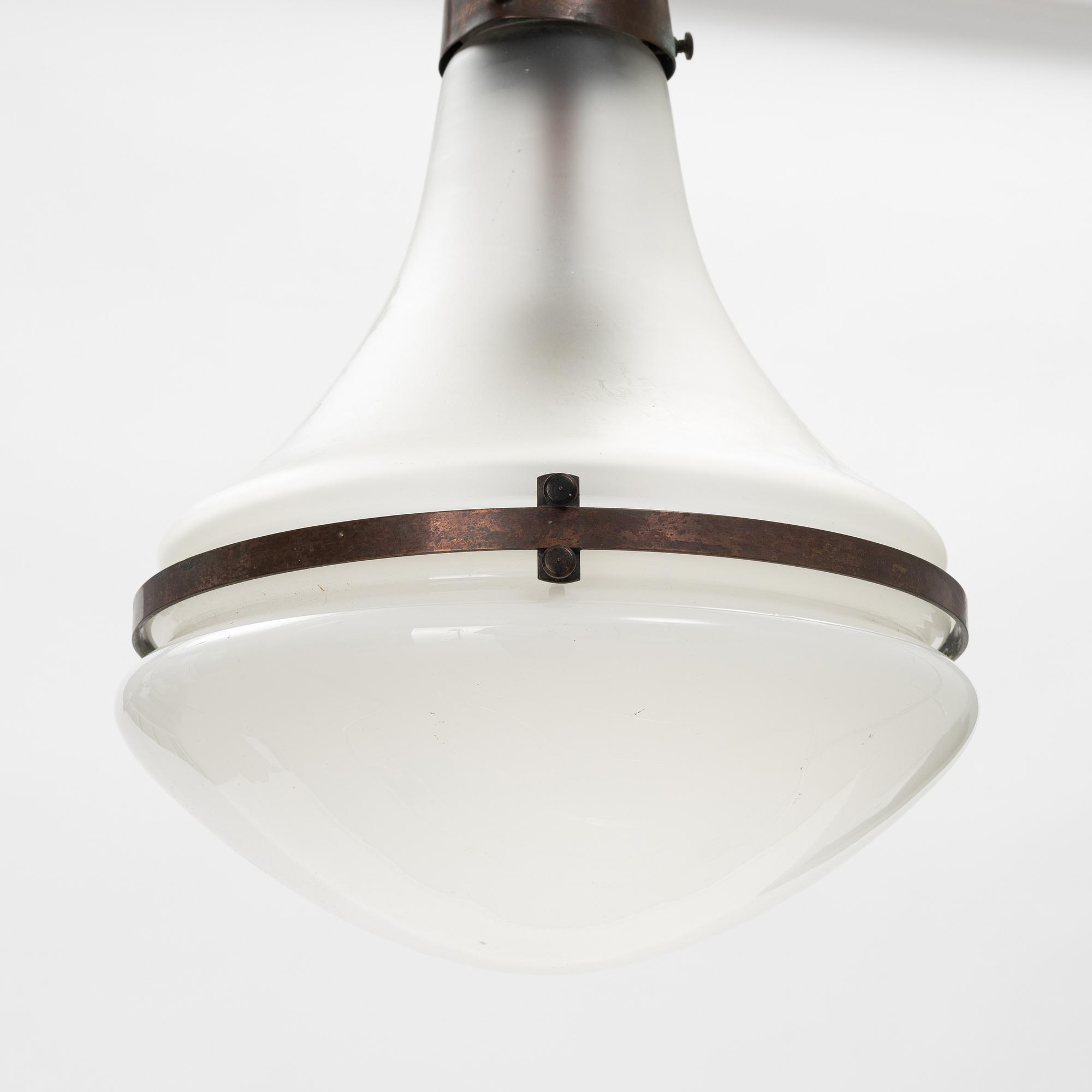Peter Behrens, a 'Luzette' ceiling lamp for AEG (Allgemeine Electricitäts-Gesellschaft), Germany.