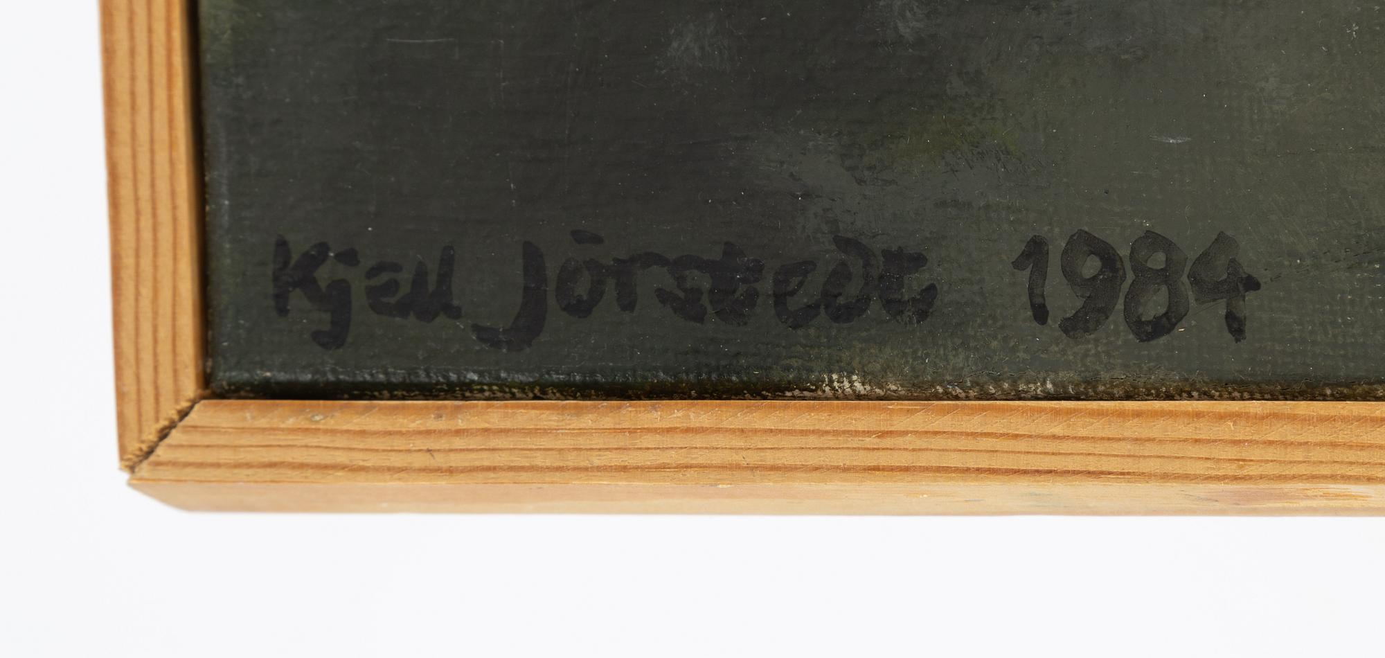 Kjell Jörstedt, olja på duk, signerad och daterad 1984.