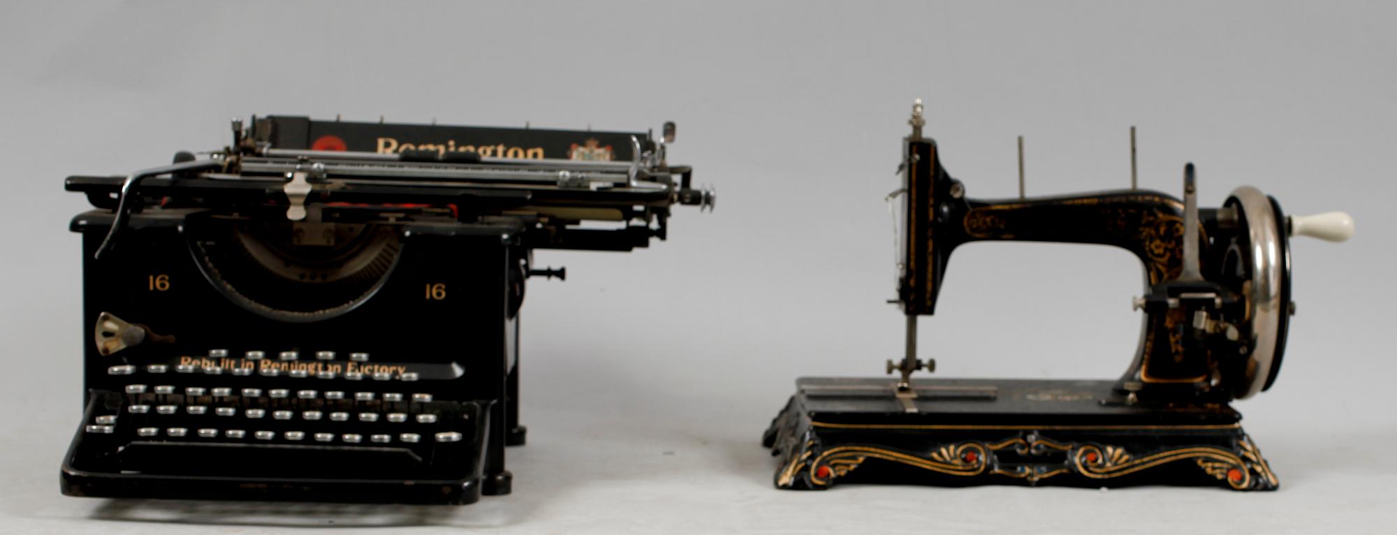 SKRIVMASKIN SAMT SYMASKIN, tidigt 1900-tal.