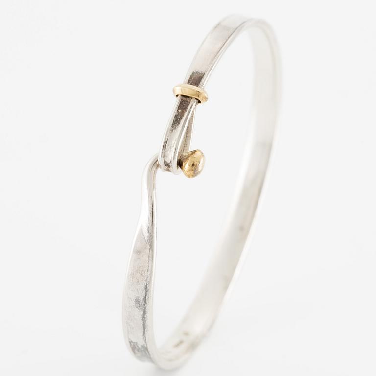 Vivianna Torun Bülow-Hübe, armband sterlingsilver, för Georg Jensen.