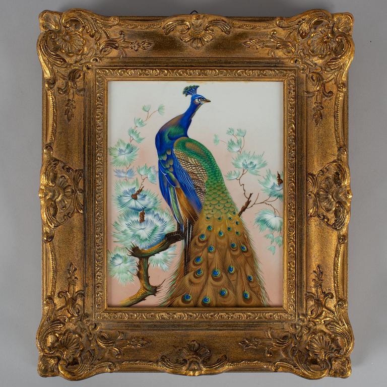 Wall plaque, porcelain, H&Co Selb Bavaria Heinrich, Germany, second half of the 20th Century.