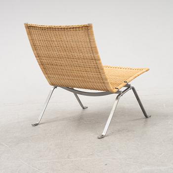 Poul Kjaerholm, a 'PK22' lounge chair, Fritz Hansen, Denmark.