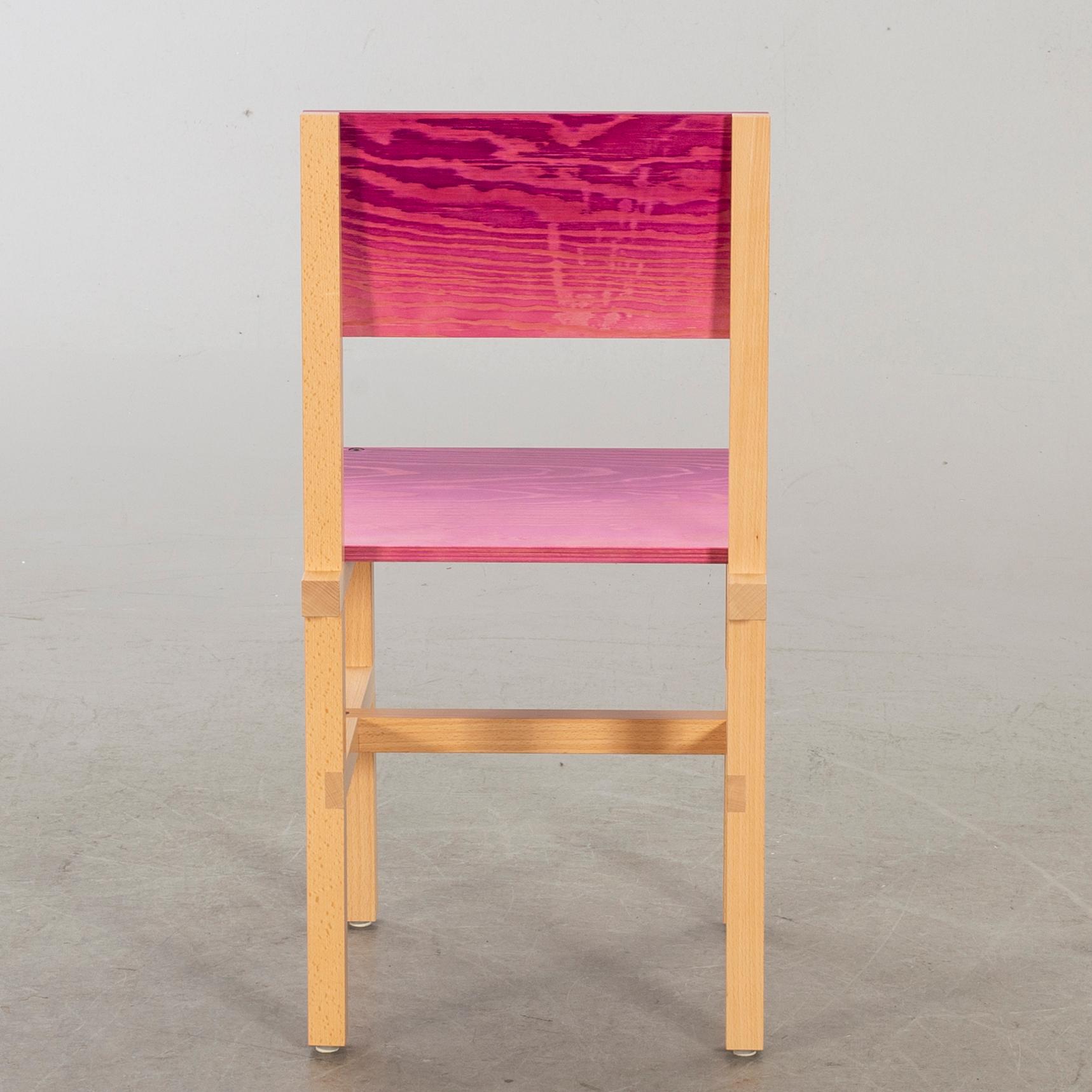 FREDRIK PAULSEN, "Röhsska"Designbaren, chair, Blå Station 2020, Chair 51/102.