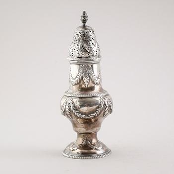 SOCKERRUSKA, silver, London 1770. Vikt ca 183 gram.