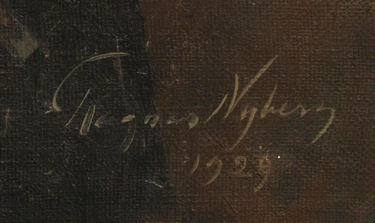 Ragnar Nyberg, oil on canvas, signed, dated 1929.