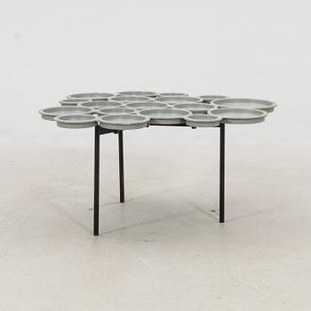 Luca Nichetto, table/flower table "Green Pads", contemporary Italy.