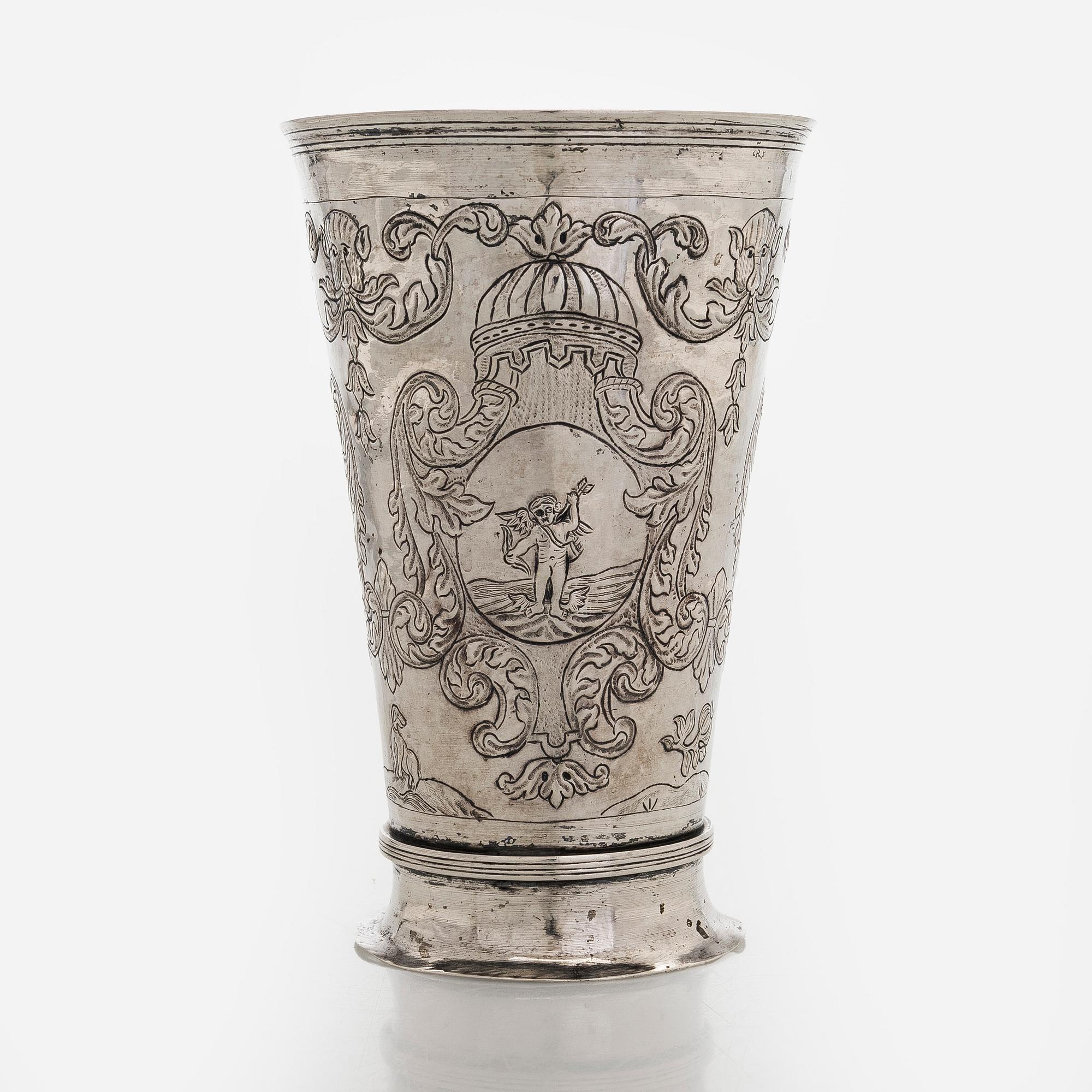 Pikari, hopea, Moskova 1743. Barokki.