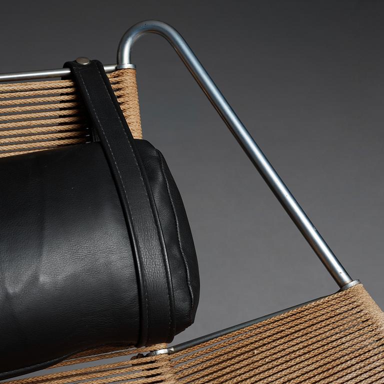 HANS J WEGNER, fåtölj, "Flag Halyard/Snørestolen" modell "GE 225" för Getama, Danmark.