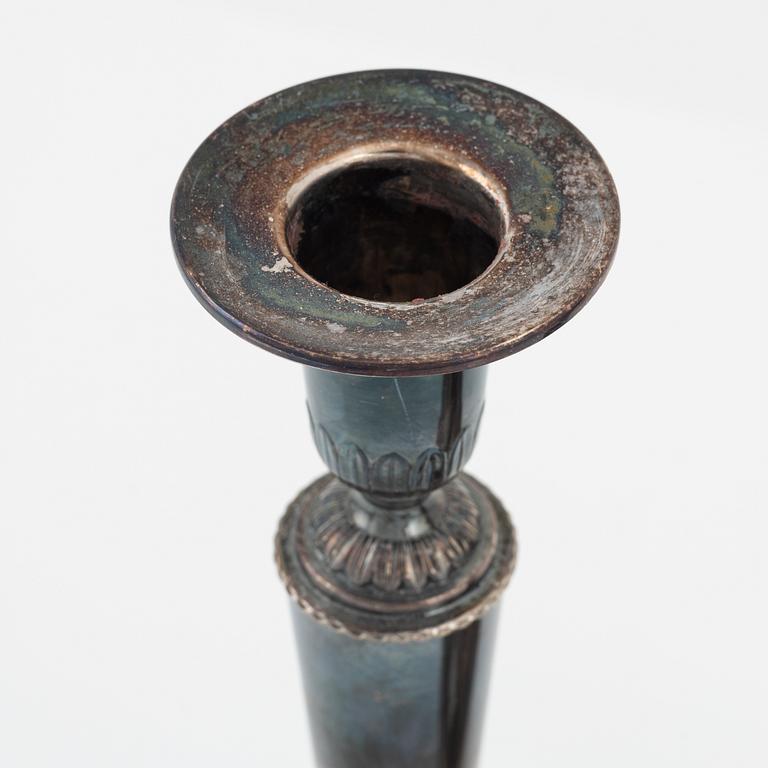 Tore Eldh, ljusstakar, ett par, silver, Ceson Guldvaru Ab, Göteborg, 1961.