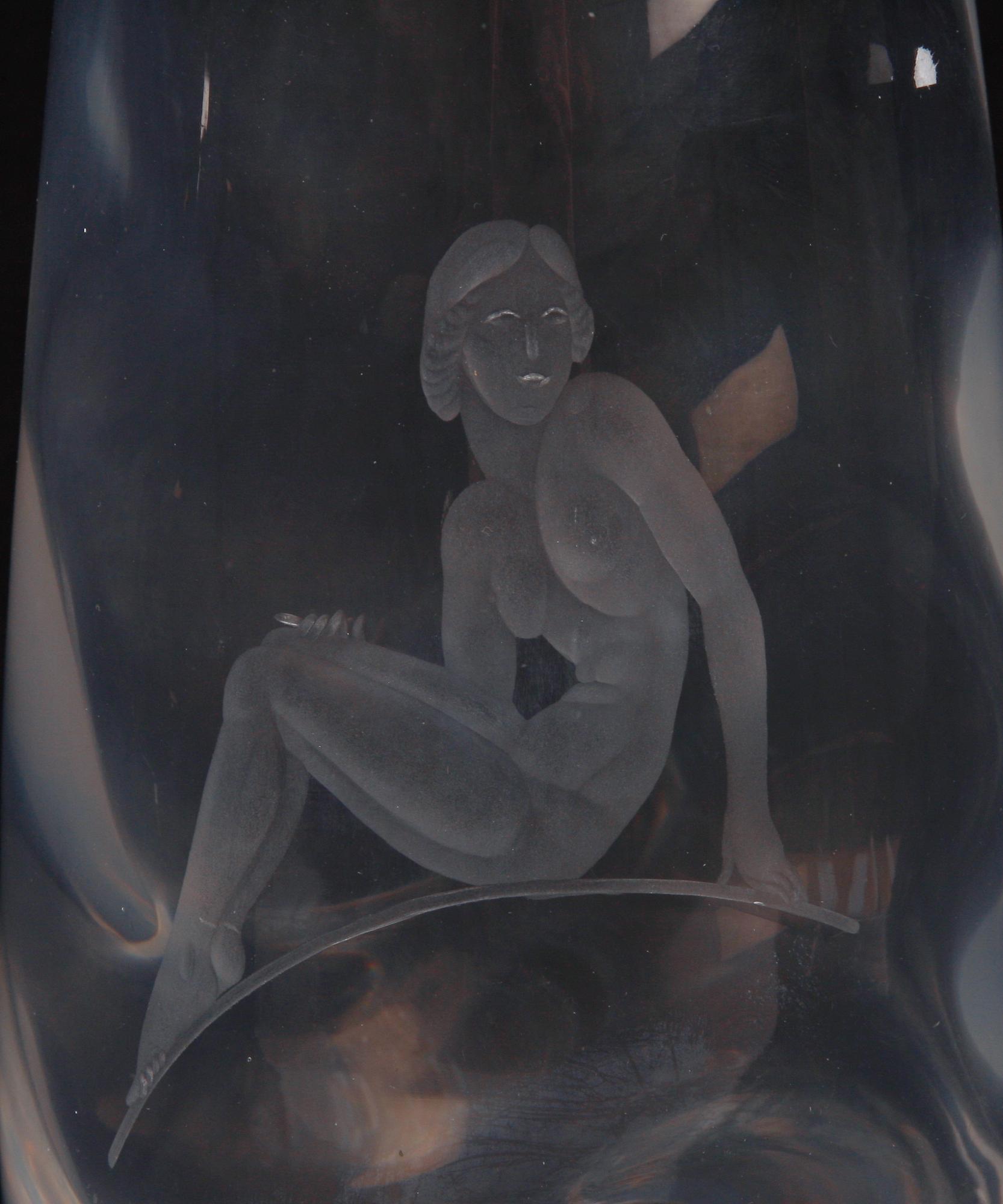 VAS, glas, Kosta, sign Bergh, dat 1939.