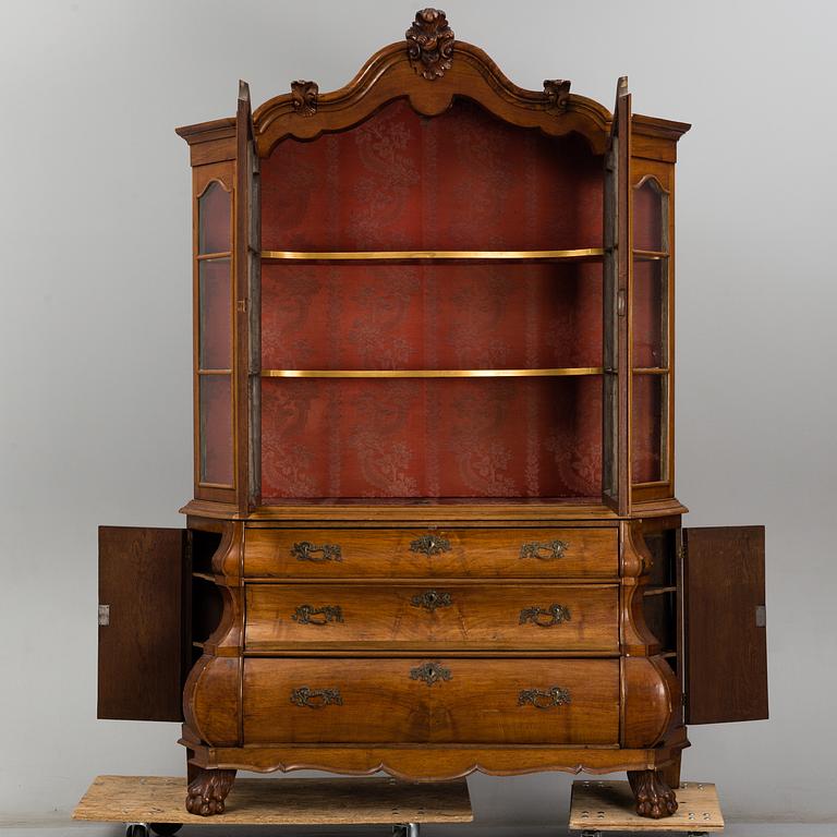 A late 19th century Louis XV-style cuboard,  probably England / Holland.