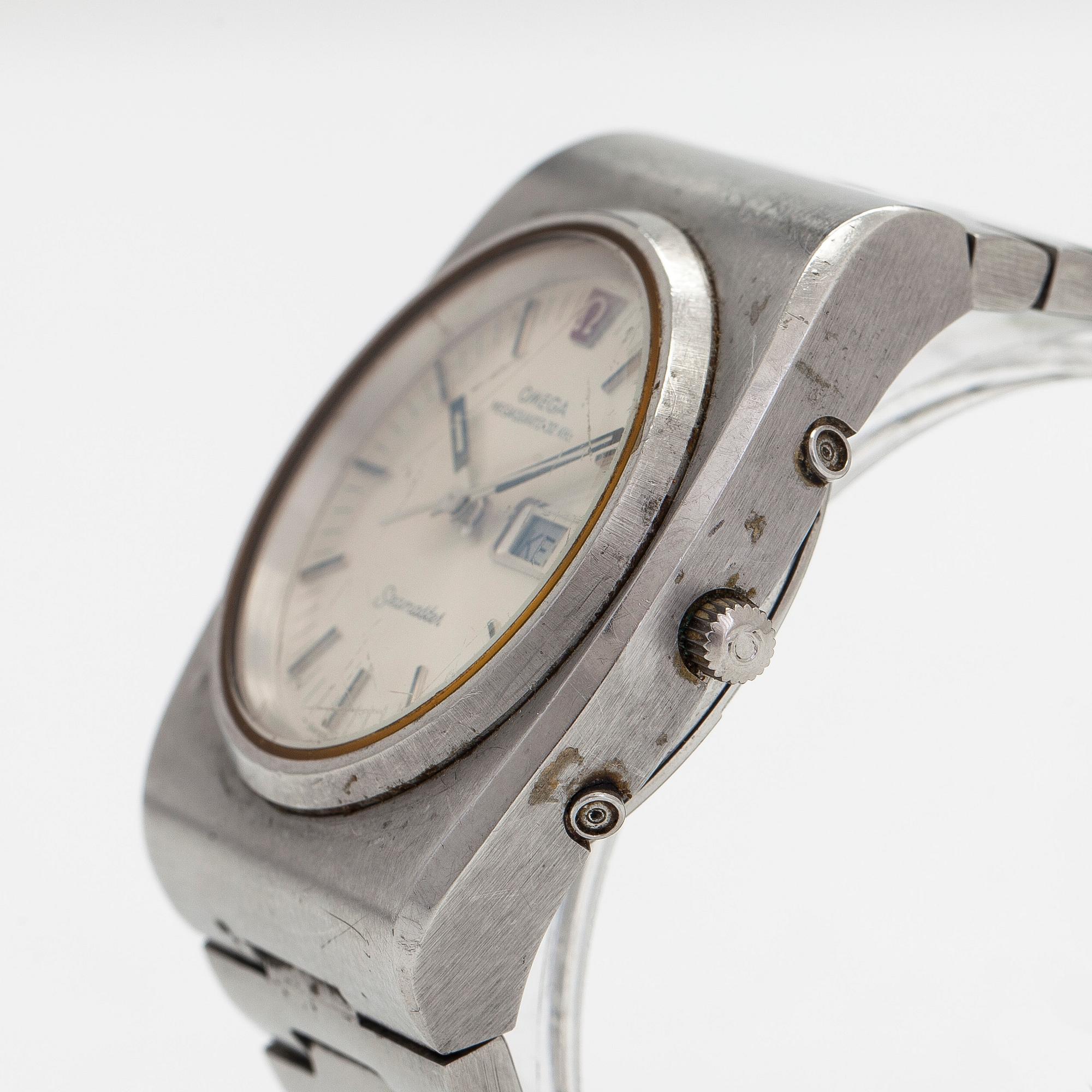 Omega Seamaster Megaquartz 32 KHz wristwatch 38 mm. Bukowskis