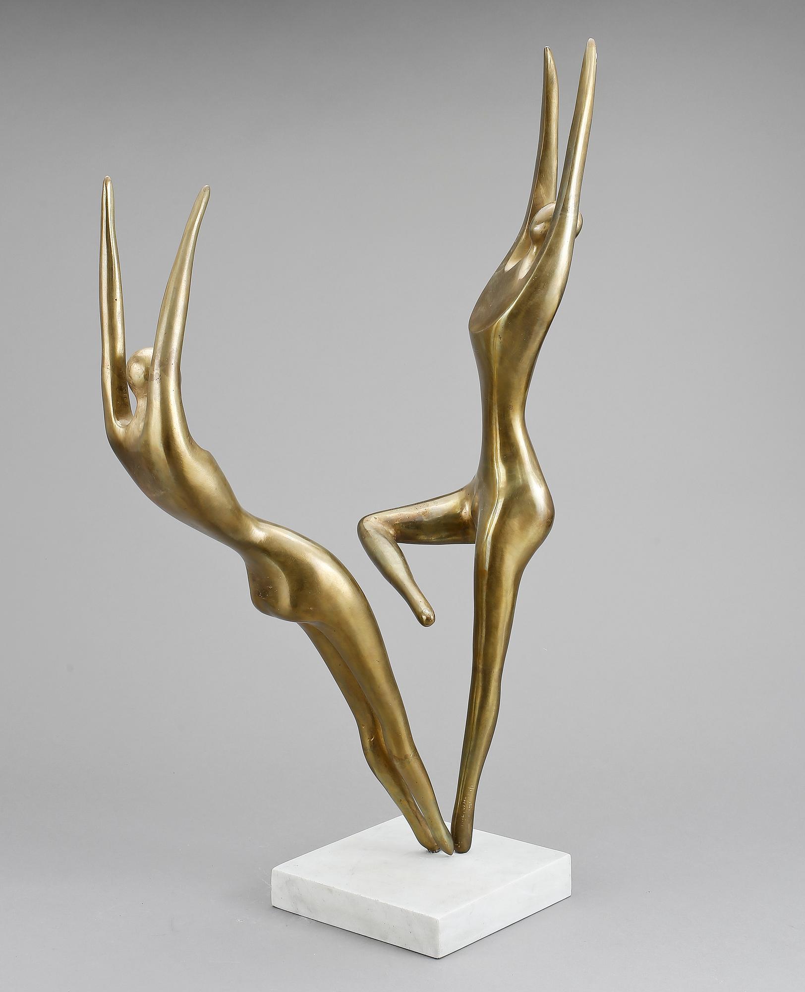 JAN NALIWAJKO, skulptur, brons, signerad och daterad 1984.