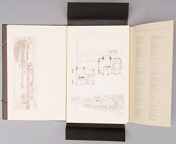 FRANK LLOYD WRIGHT, portfolio, Buildings, Plans, and Designs. New York: Horizon Press, (1963).