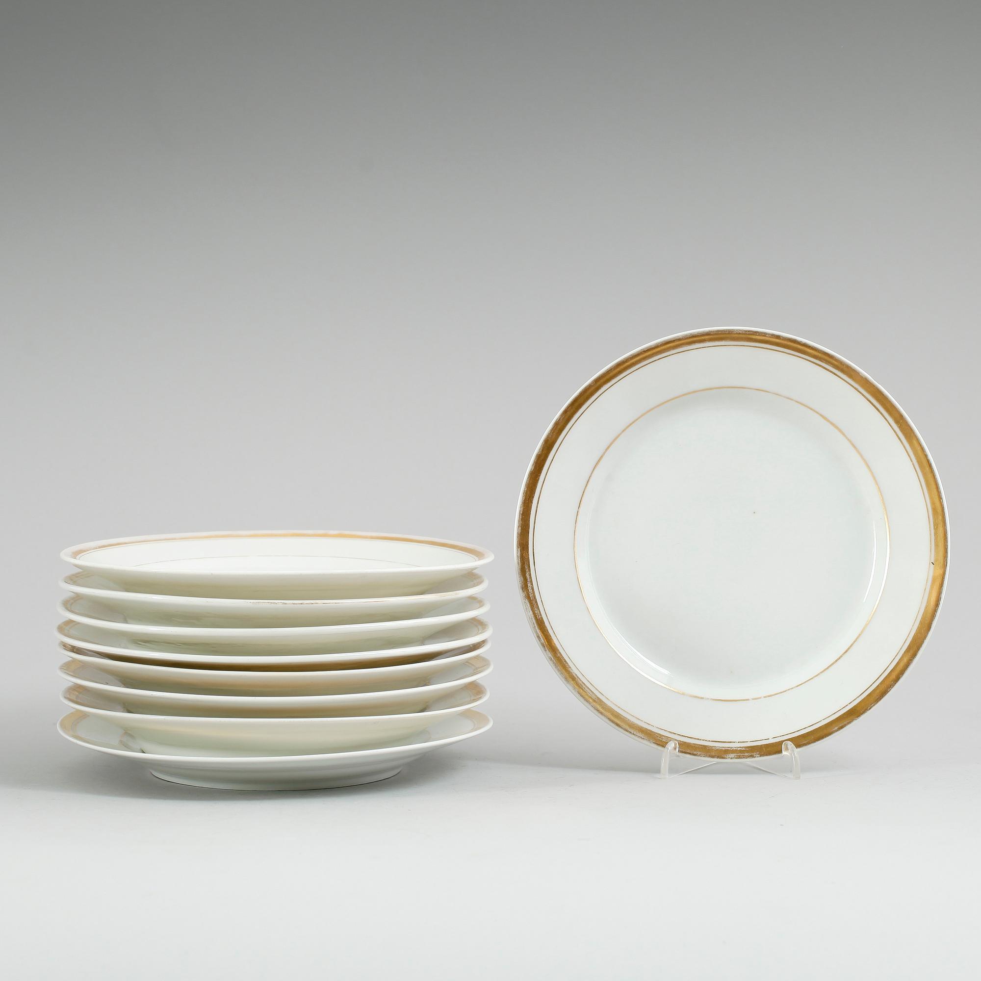 ASSIETTER, 20 st, 1800-talets första hälft.