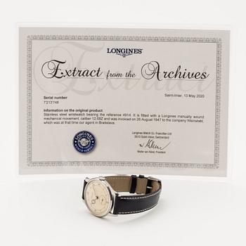 Longines, Jumbo, Calatrava, armbandsur, 37 mm.