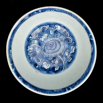 SKÅL, porslin, Kangxi (1662-1722), Kina.