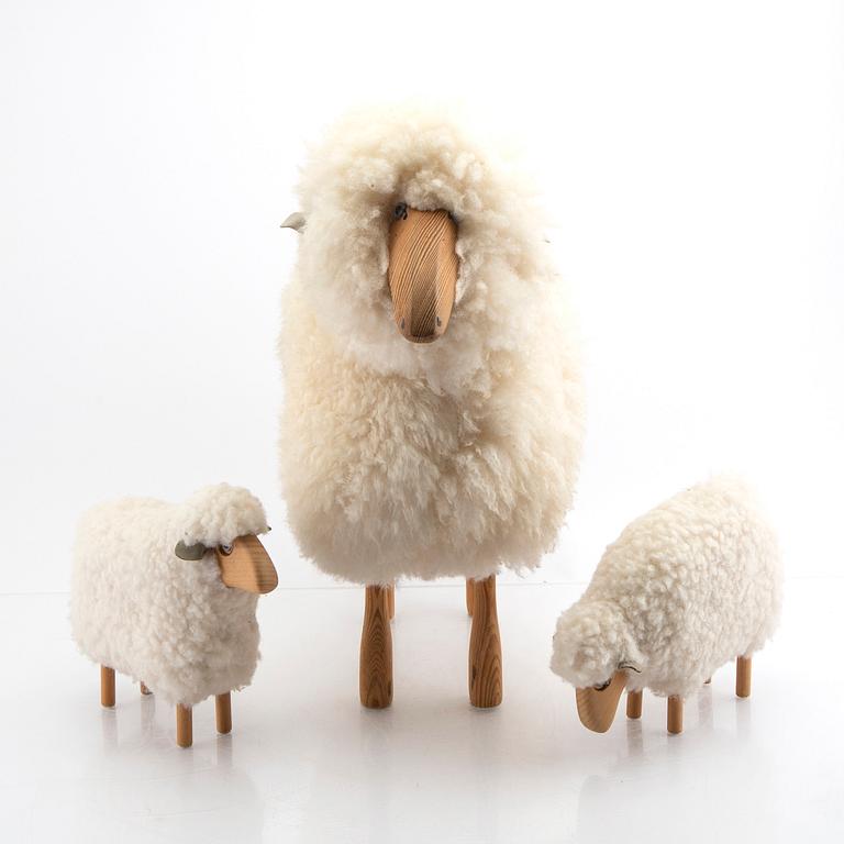 Three sheep by Hans-Peter Krafft for Meier.