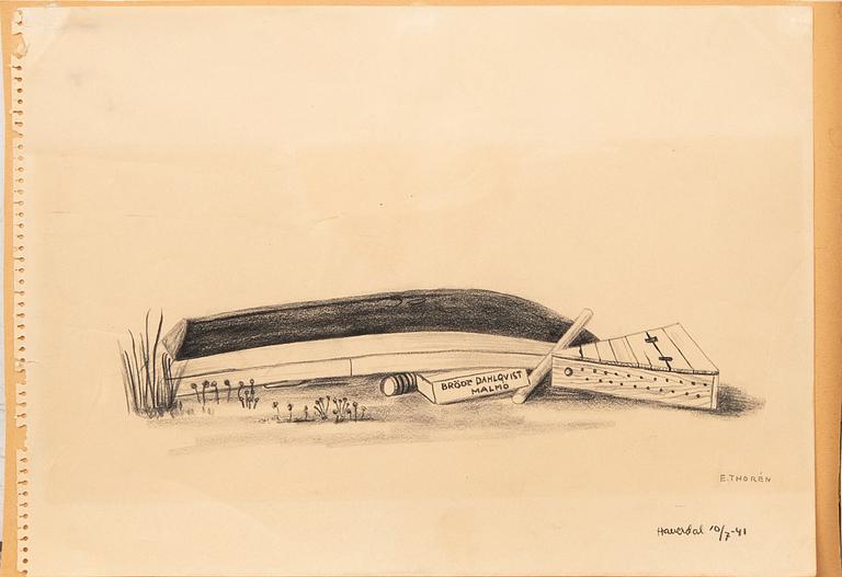 Esaias Thorén, First on land.