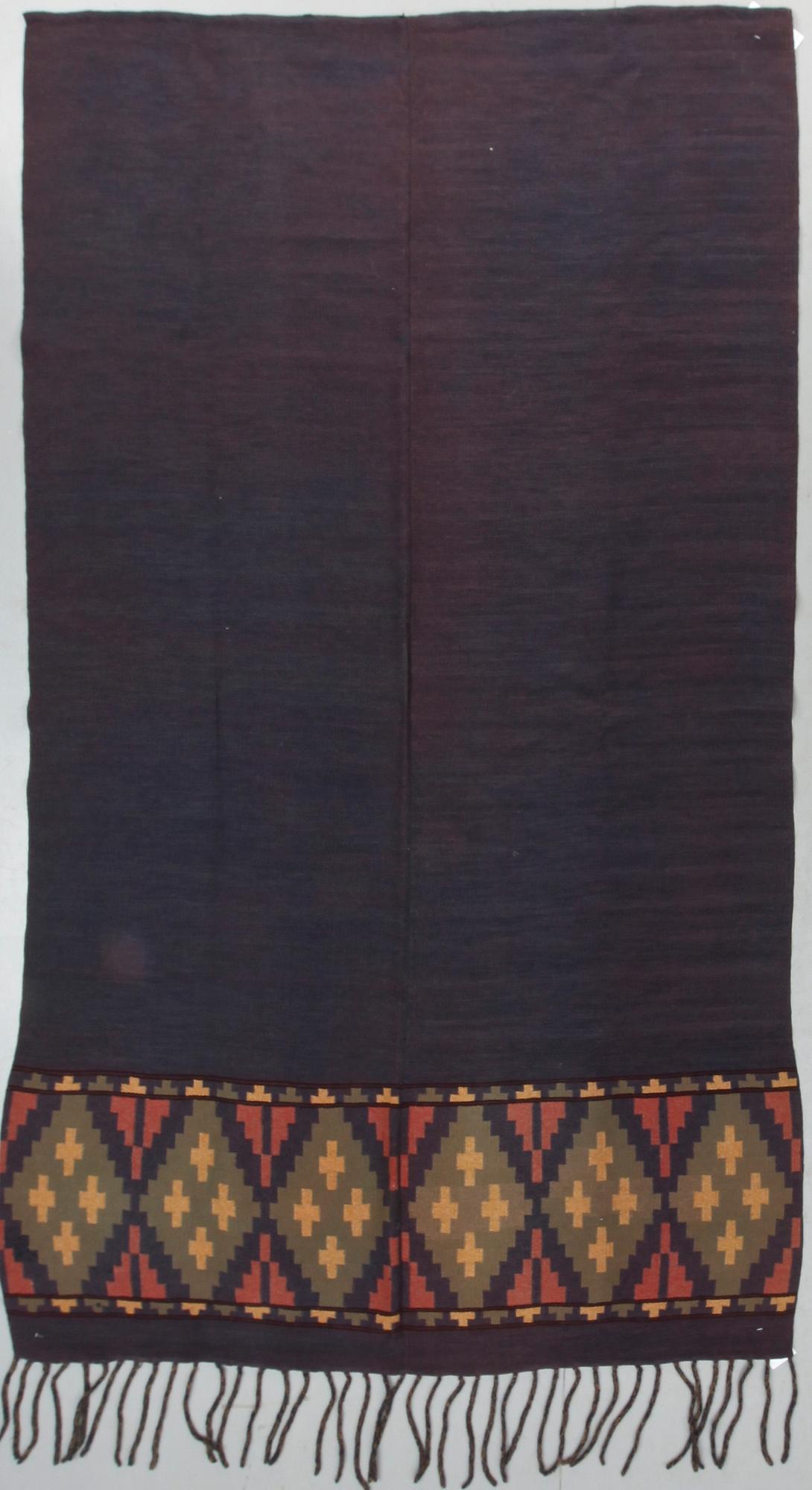 VÄGGVÄVNAD. Ull, 1900-talets första hälft, 231 x 130.