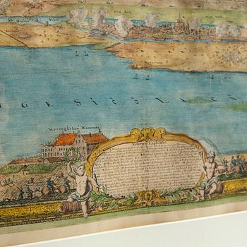 Map of Kristianstad, 1678.