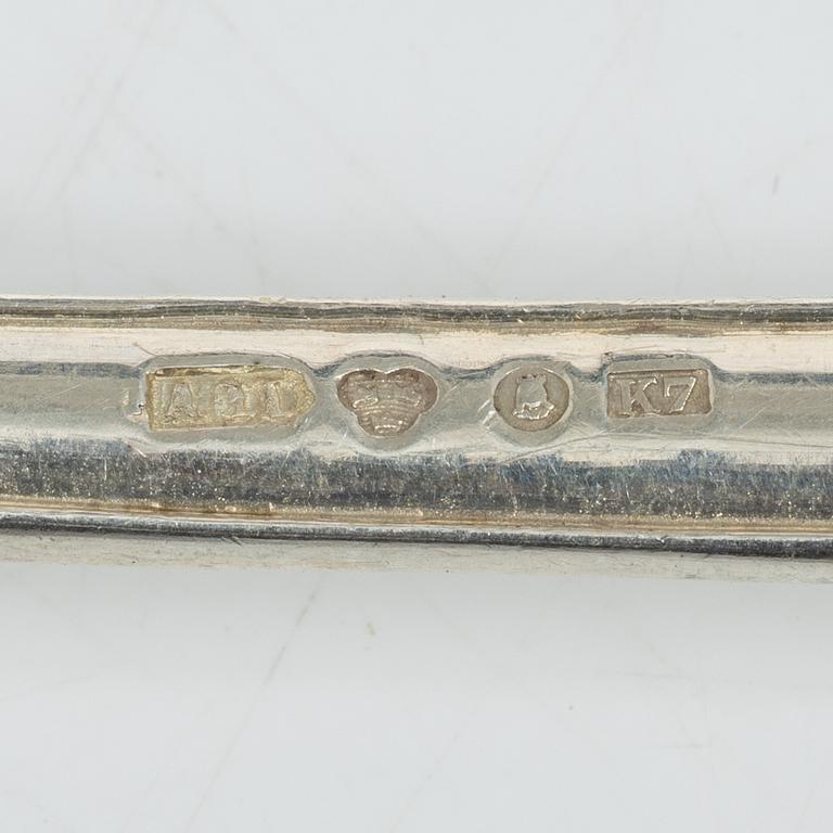 A 69 piece silver cutlery service, model "Empire", including C.G. Hallberg, 20th century.