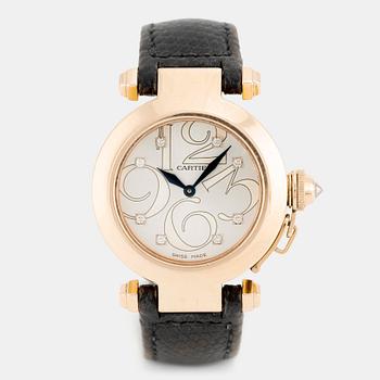 1047. Cartier, Pasha de Cartier, "Diamond Dial", ca 2015.