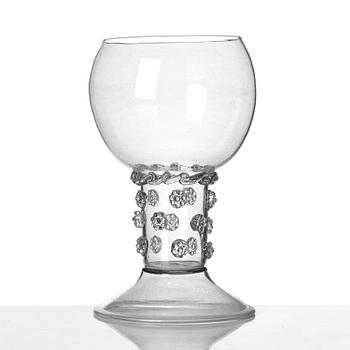 A large goblet, Skånska glasbruket, 18th Century.