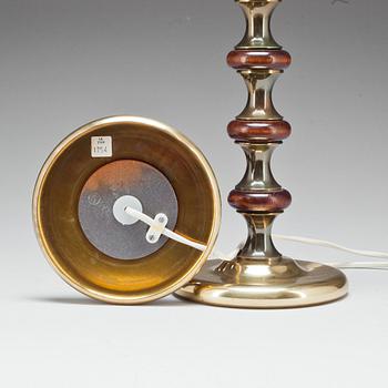 BORDSLAMPOR, ett par, 1900-talets andra hälft.