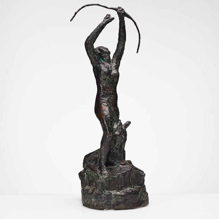 CARL FRISENDAHL, bronze sculpture, signed C. Frisendahl.