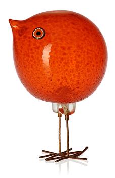 769. A Peter Pelzel 'Pulcino' glass bird, Vistosi, Italy.