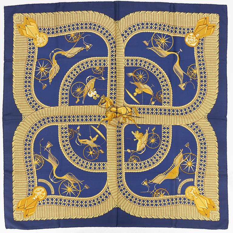 Hermès, scarf, "Voitures Paniers".