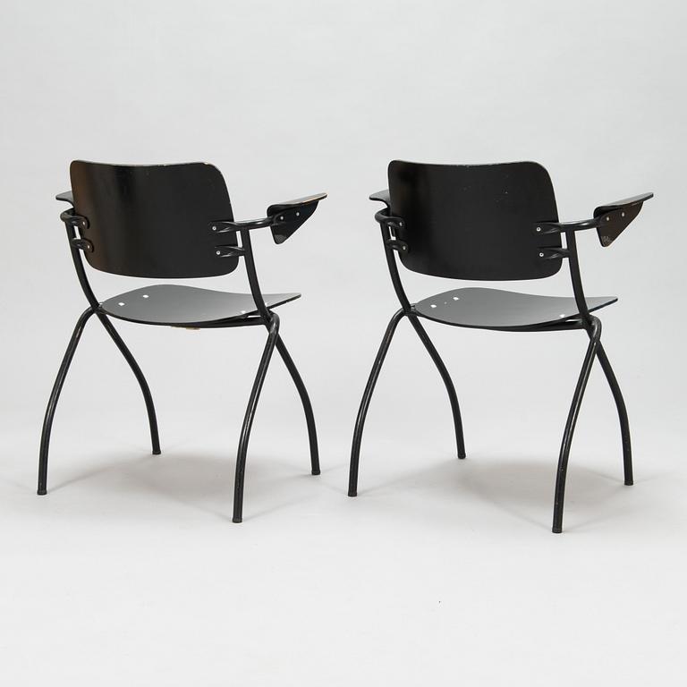 Ilmari Tapiovaara, six mid-20th-century 'Nana' armchairs for Merva.