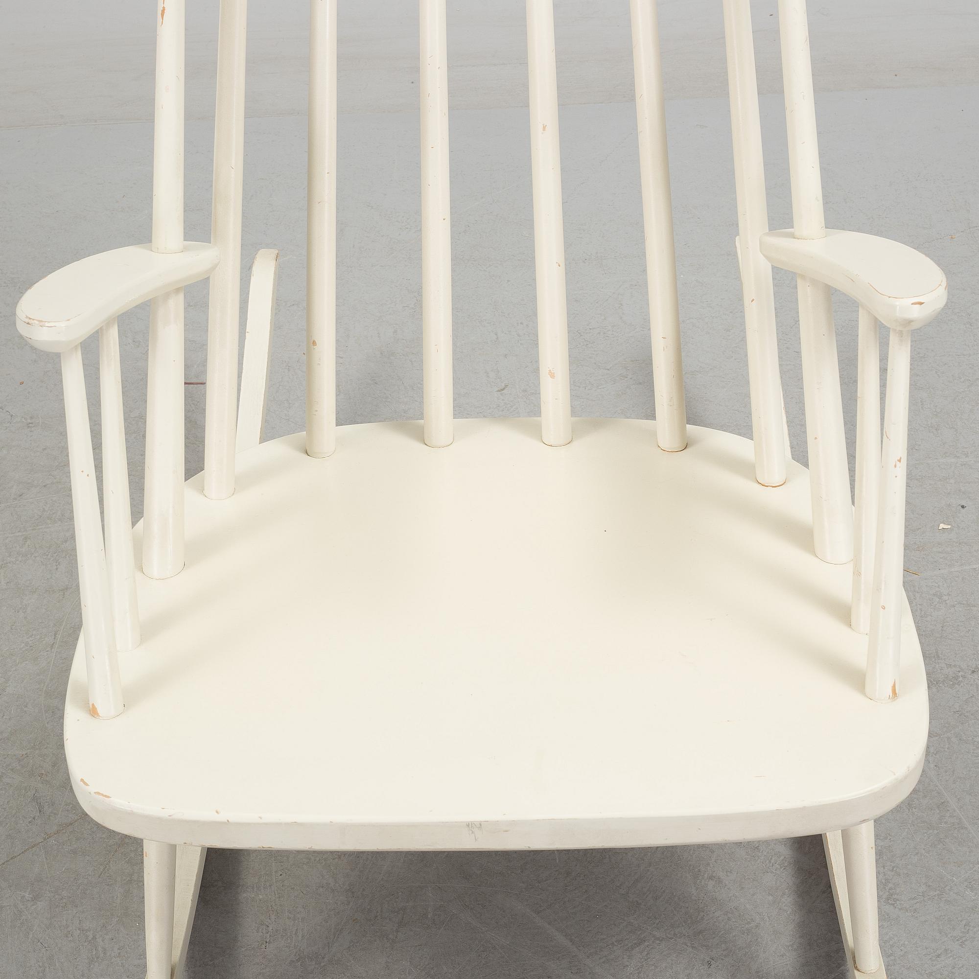 A 'Gunga Din' rocking chair by Gillis Lundgren for Ikea.