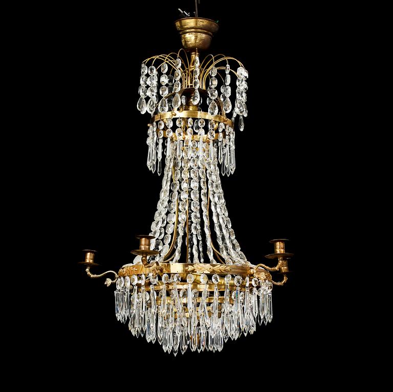 LJUSKRONA, empirestil, 1900-talets första hälft. H 75.