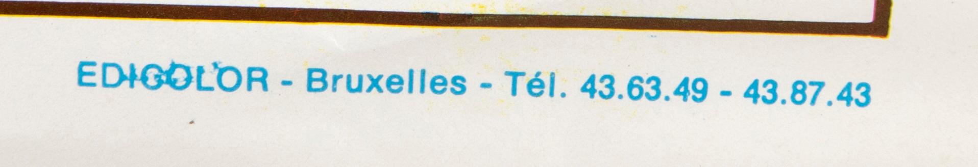 A Belgian movie poster James Bond  "Octopussy" 1983.