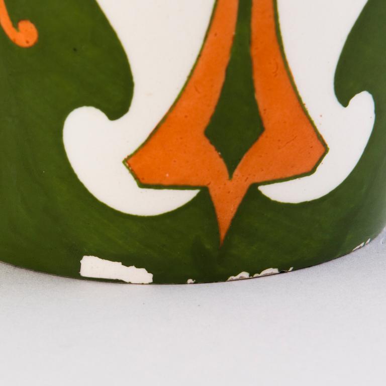 A 1900-1917 ceramic vase for Arabia, Finland.