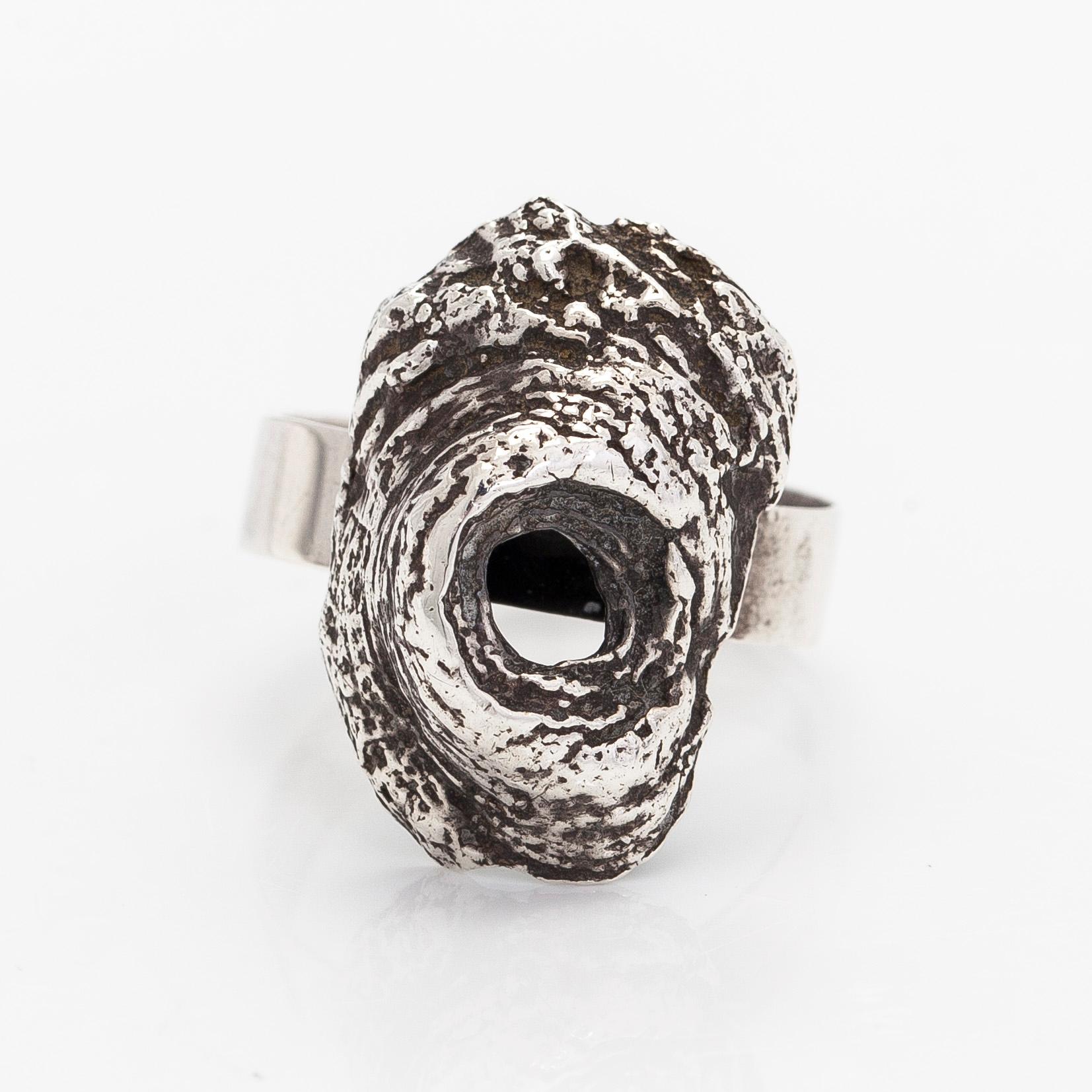 Helky Juvonen, ring, silver, Westerback 1971.