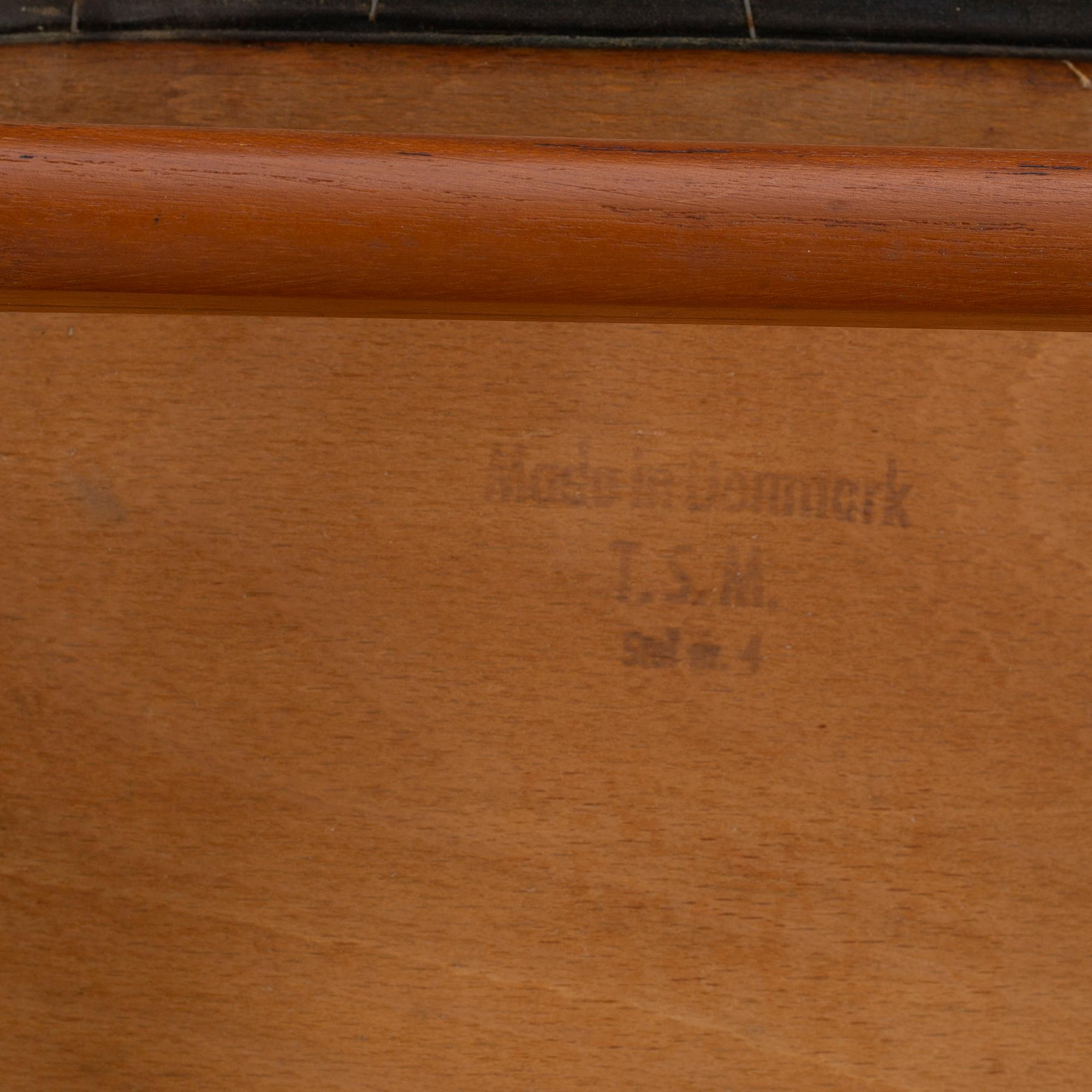 6 Chairs 'Stol Nr 4' Thorsø Stole- och Møbelfabrik, Danmark, second half of the 20th century.