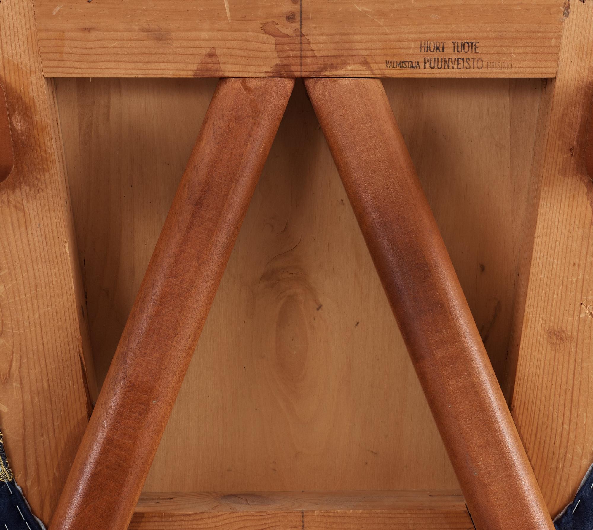 A Carl-Gustav Hiort af Ornäs easy chair, Helsinki 1950's.