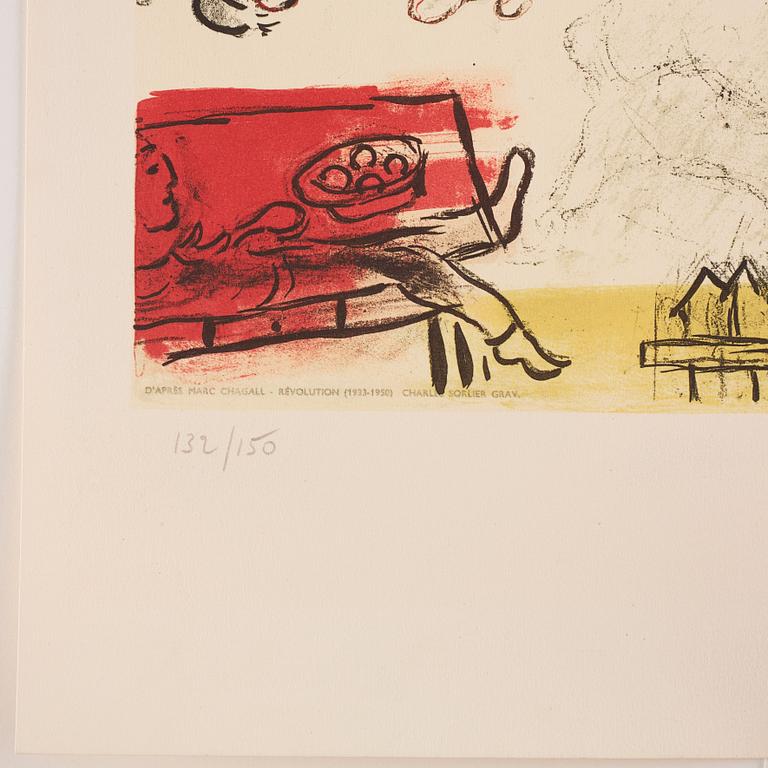 Marc Chagall Efter, "La révolution".