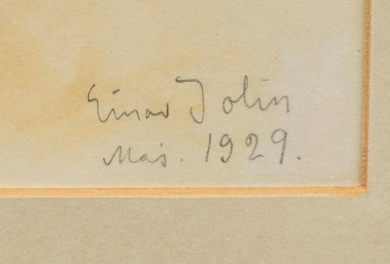 Einar Jolin, Standing Model.