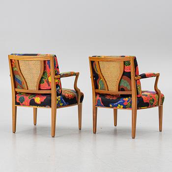 Josef Frank, fåtöljer, ett par, modell 969, Firma Svenskt Tenn, efter 1985.