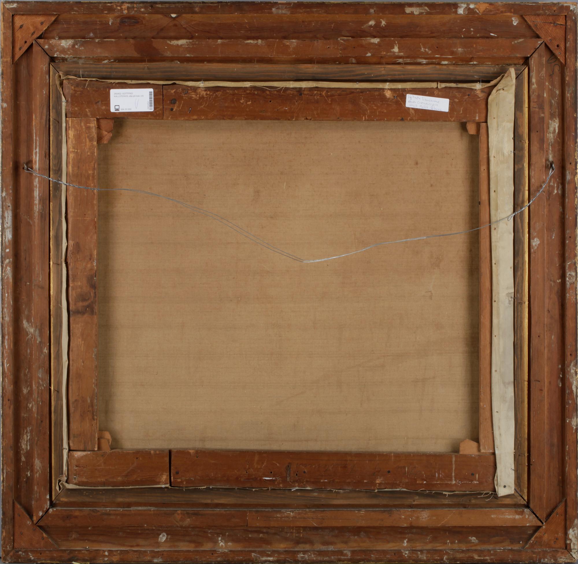 GOTTFRID KALLSTENIUS, olja på duk, sign o dat 94.