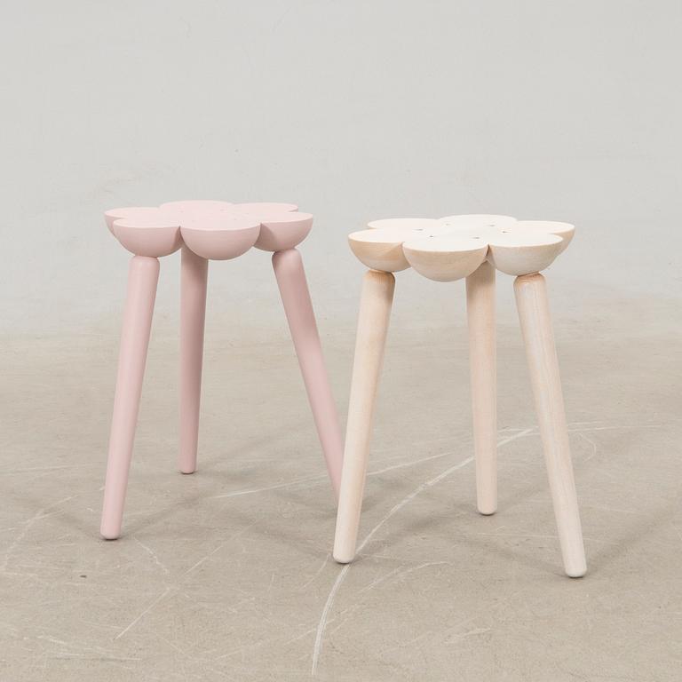 Lisa Hilland, stools 2 pcs "Smyltha" for Mylhta.