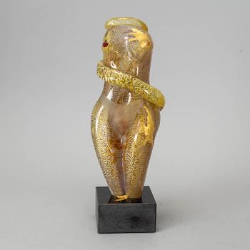 JIM JOHNSSON, glas. skulptur, signerad.